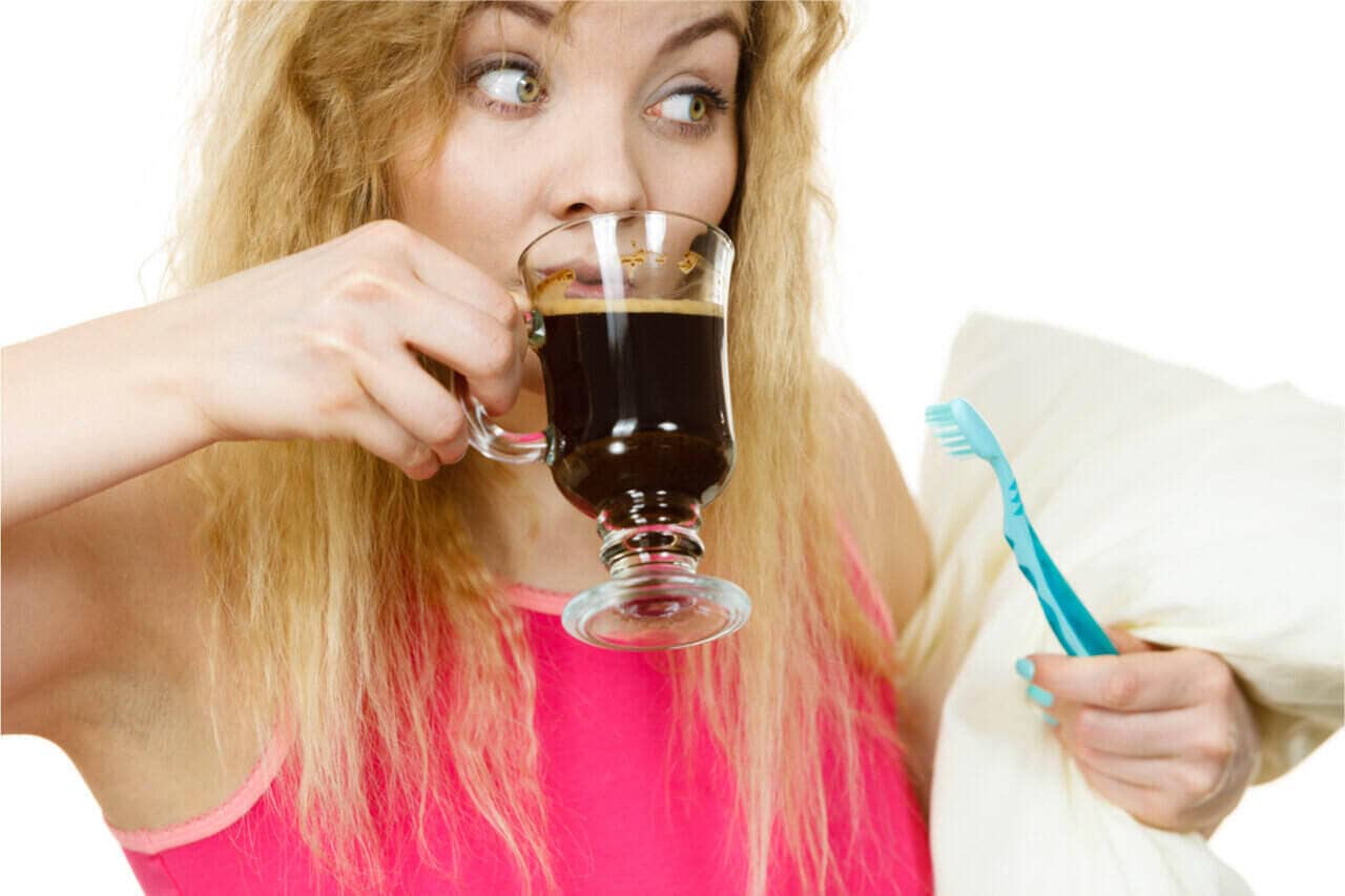Does coffee stain your teeth? Yes! So go and brush your teeth now.